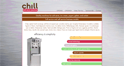 Desktop Screenshot of chillsoftservemachines.com